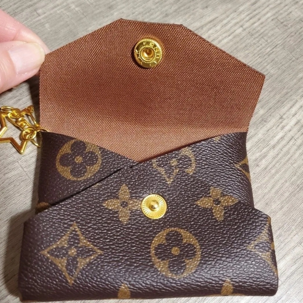 Brand New Upcycled Louis Vuitton Origami Card Pouch Wallet - Picture 4 of 7